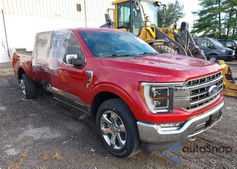 2021 Ford F-150 Lariat z USA, uszkodzony, nr VIN 1FTFW1ED5MFA94101